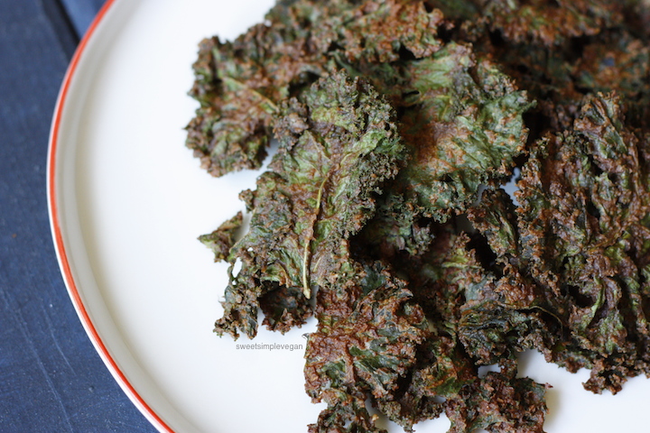 1Baked Chocolate Kale Chips