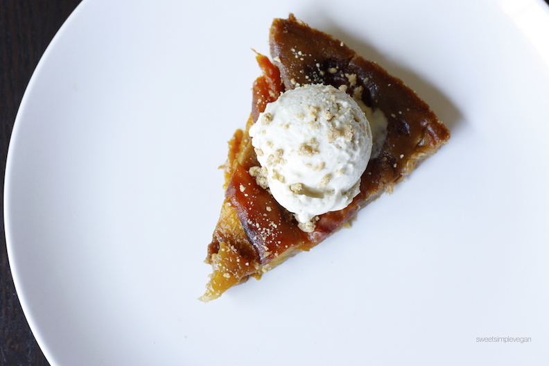 Vegan Gluten-Free Nectarine & Peach Cobbler + The Best Raw Vanilla Ice Cream