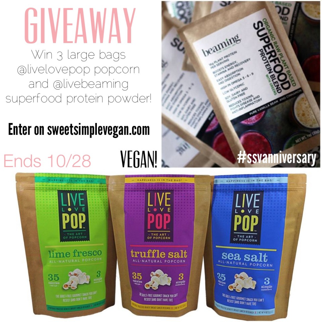 Sweet Simple Vegan Giveaway! Ends 10/28/14