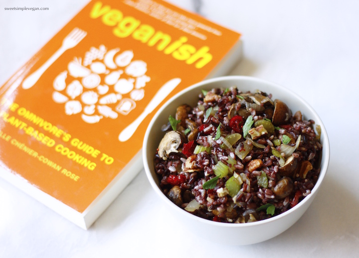 Black Rice Pilaf + Veganish Book Review & Giveaway