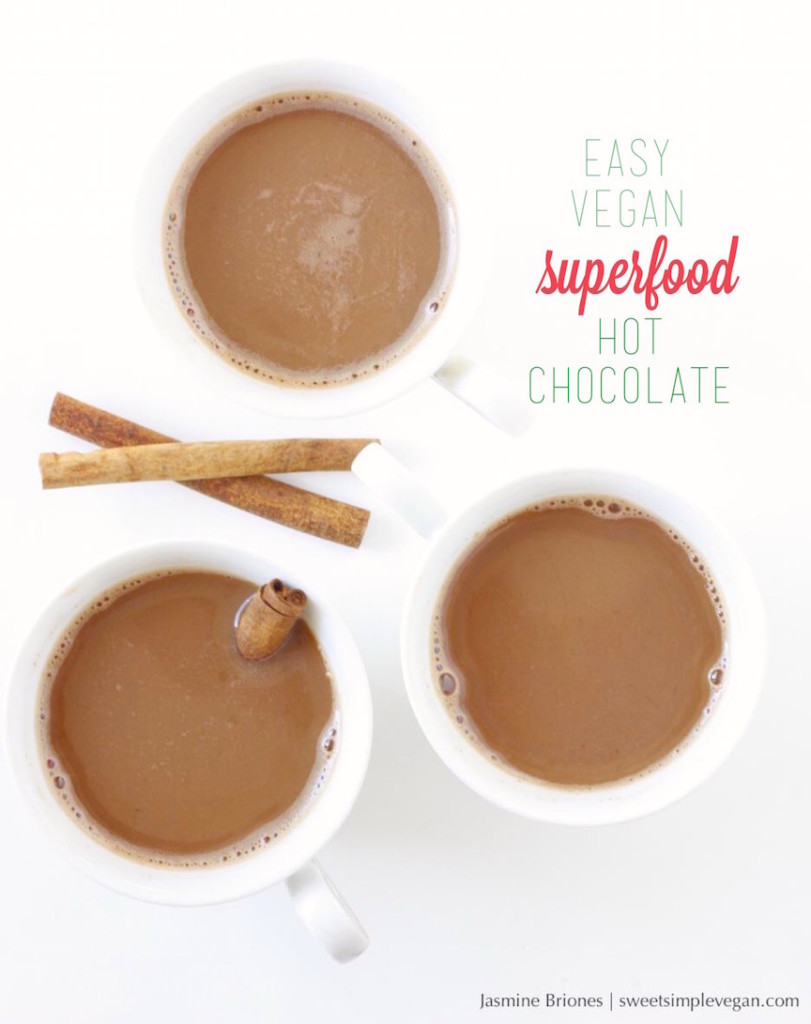 Easy Vegan Superfood Hot Chocolate